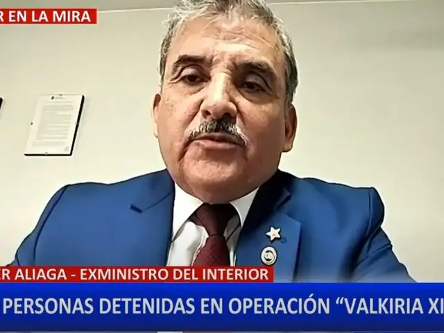 Cluber Aliaga sobre operativo Valkiria XI: "Se tiene que valorar los elementos de convicción”