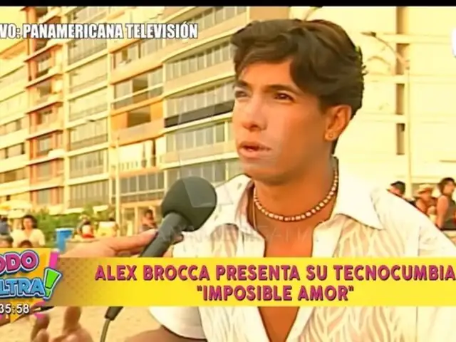Adiós musical: Alex Brocca cumplió su sueño de cantar tecnocumbia antes de su fallecimiento