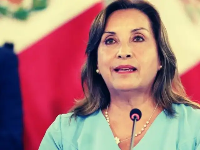 Presidenta Boluarte sobre baja aprobación en encuestas: Estamos trabajando para desarrollar el país