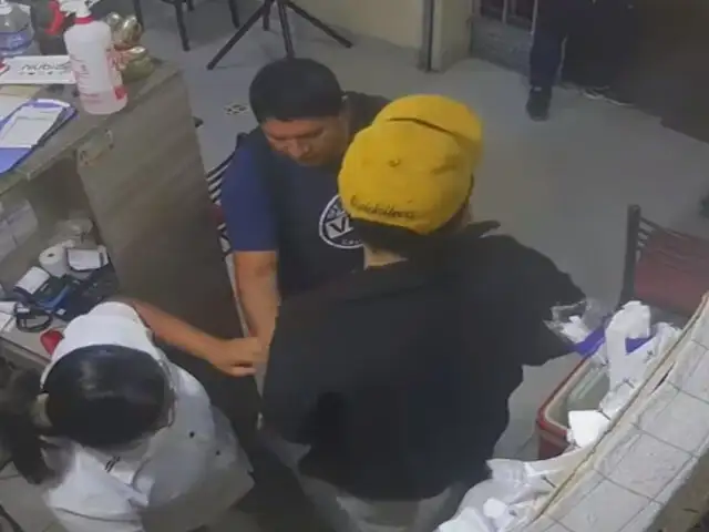 Fingen estar peleando para ingresar a robar a una tienda en San Luis