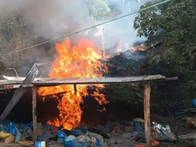 La Libertad: en amplio operativo autoridades destruyen cinco bocaminas ilegales y decomisan maquinaria