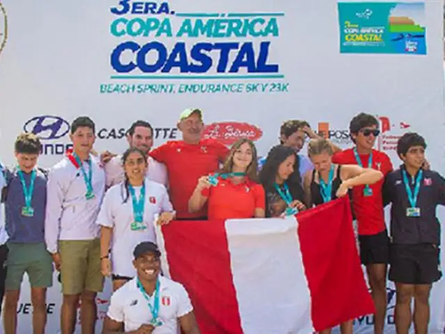 Delegación peruana gana 10 medallas en la Copa América de Remo Coastal