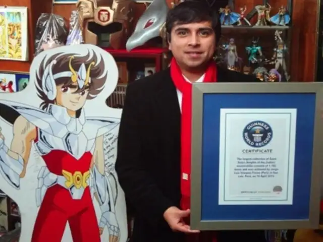 Creador de ‘Saint Seiya’ sorprende a peruano ganador del premio Guinness
