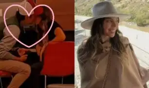 Alondra García Miró y su novio millonario son captados por primera vez besándose en viaje a Cusco