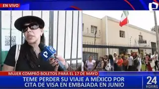 Mujer en riesgo de perder viaje a México por retrasos en la obtención de visa