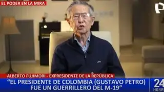 Alberto Fujimori: "El presidente de Colombia fue un guerrillero del M-19"