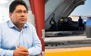 Renán Espinoza: alcalde de Puente Piedra sufre grave accidente en la Panamericana Norte