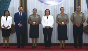 Dina Boluarte pide al Mininter incrementar vacantes para mujeres policías