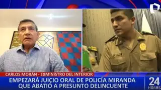 Exministro del Interior critica acción de la FIscalía en el caso de suboficial PNP Elvis Miranda