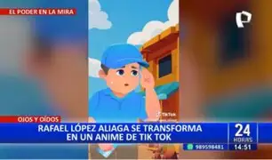 López Aliaga en versión "anime": Alcalde de Lima crea su propia caricatura para TkTok