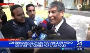 La Molina: Wilfredo Oscorima reaparece en medio de investigaciones por el caso Rolex