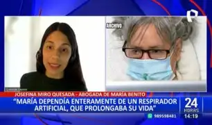 Josefina Miro Quesada: "María Benito accedió a una forma distinta de ejercer el derecho a una muerte digna"