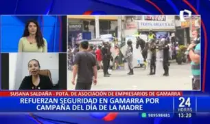 Susana Saldaña: "Lo importante es que los clientes puedan entrar y salir tranquilos de Gamarra"