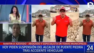 Martín D'Azevedo sobre caso de alcalde Espinoza: "Hay varios factores que justifican una posible suspensión"