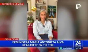Exministra María Antonieta Alva reaparece en TikTok y confiesa: "Tengo canas desde los 20 años"
