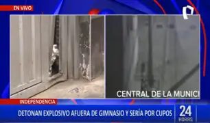 Detonan explosivo en gimnasio por negarse a pagar cupo en Independencia
