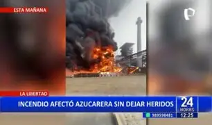 La Libertad: Incendio consume empresa azucarera en Casa Grande sin causar víctimas