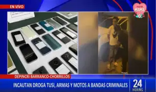 Chorrillos: intervienen a peruano y extranjera con droga y celulares robados