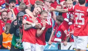¡Oliver Sonne sorprende con golazo en la final por la Copa de Dinamarca!