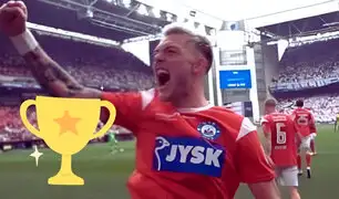 Silkeborg se llevó la Copa de Dinamarca gracias al gol de Oliver Sonne