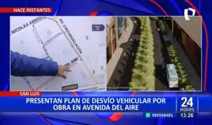 San Luis: Desde este lunes 13 inicia desvío vehicular por obras en avenida Del Aire