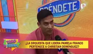 ¿La orquesta que lidera Pamela Franco pertenece a Christian Domínguez? Esto dijo el conductor de Préndete