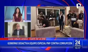 Juan Carlos Liendo sobre retiro de policias del EFICCOP: "Es un acto político, no un acto técnico"