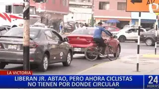 La Victoria: eliminan ciclovía en jirón Abtao para ampliar carriles de tránsito