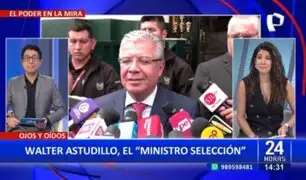 Walter Astudillo defiende a Boluarte y pide "no esperar a que juegue la Selección" para unirnos como país