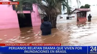 Brasil: peruanos perdieron sus hogares y negocios por inundaciones