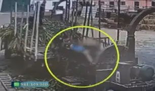 ¡Impactantes imágenes! Trabajador muere al caer en máquina trituradora en La Libertad