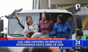 ¡Increíble! Intervienen a más de 1 mil conductores sin licencia en Lima y Callao