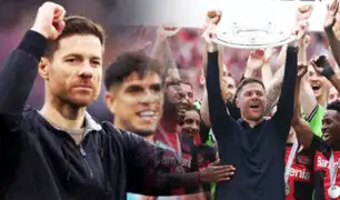 Xabi Alonso: “Es un honor decir que el Leverkusen es campeón invicto”
