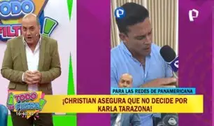 Kurt Villavicencio aconseja a Karla Tarazona en tener un "good time" con Christian Domínguez: "tómalo de vacilón"