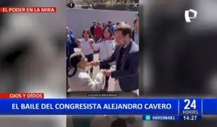 El baile de Alejandro Cavero: Congresista de Avanza País se movió al ritmo de la "tunantada"