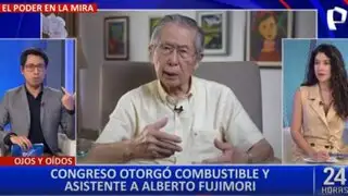 Congreso aprueba vales de combustible y asistente personal para Alberto Fujimori