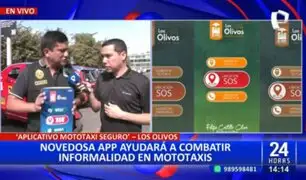 "Mototaxi Seguro": Novedoso aplicativo permitirá combatir la informalidad en mototaxis de Los Olivos