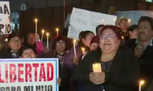 Jackeline Salazar: familiares de su tío y primo hacen vigilia para pedir que sean liberados