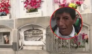 Lloró tras ser atrapado profanando tumbas: cae sujeto que robaba lápidas de cementerio El Ángel
