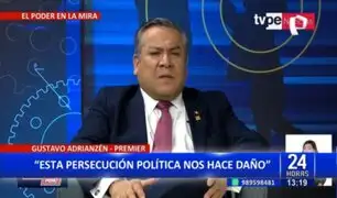 Gustavo Adrianzén denuncia "persecución política" contra Dina Boluarte: "Nos hace mucho daño"