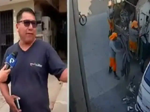 Vecino de VTM denuncia que trabajadores de limpieza arrojaron basura en su casa porque "no les dio propina"