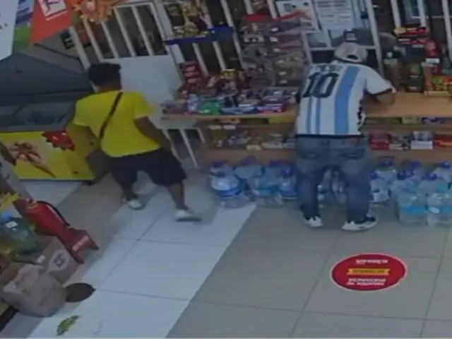 ¡Por séptima vez! delincuentes roban S/6 mil y licores dentro de un minimarket en SJM