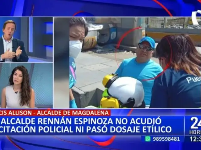 Francis Allison sobre Rennán Espinoza: "Espero que tenga una buena respuesta y no haya bebido"