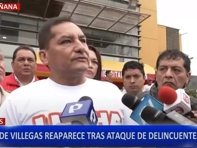 Alcalde de Comas reaparece tras ataque: “Los responsables son una banda de peruanos”