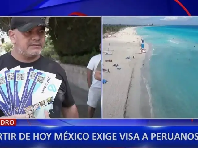 Decenas de peruanos exigen a la embajada de México información sobre Visas