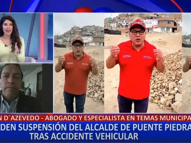 Martín D'Acevedo sobre caso de alcalde Espinoza: "Hay varios factores que justifican una posible suspensión"