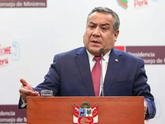 Premier Adrianzén asegura que pensiones de expresidentes no deben condicionarse por deudas