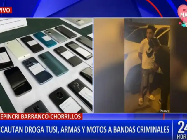¡Duro golpe a la criminalidad! Incautan droga y armas de banda criminal en Barranco