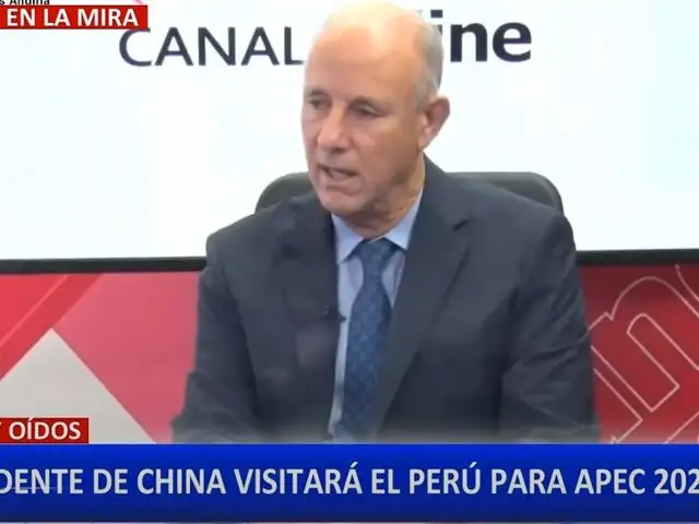 Canciller confirma llegada de presidente chino al Perú en noviembre