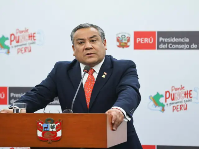 Premier Adrianzén asegura que Dina Boluarte tiene alta aceptación "en los lugares más remotos" del Perú